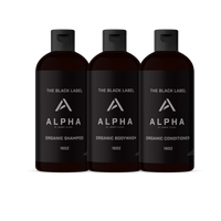 Black Label Shower Set