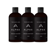 Black Label Shower Set