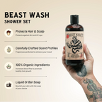 Men's Shower Kit - Natural Shampoo & Body Wash Set