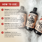 Men's Shower Kit - Natural Shampoo & Body Wash Set