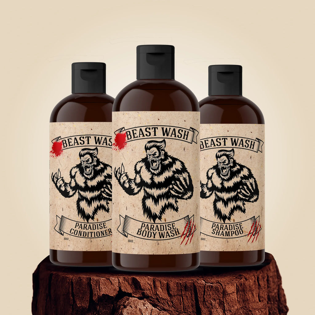 Men's Shower Kit - Natural Shampoo & Body Wash Set