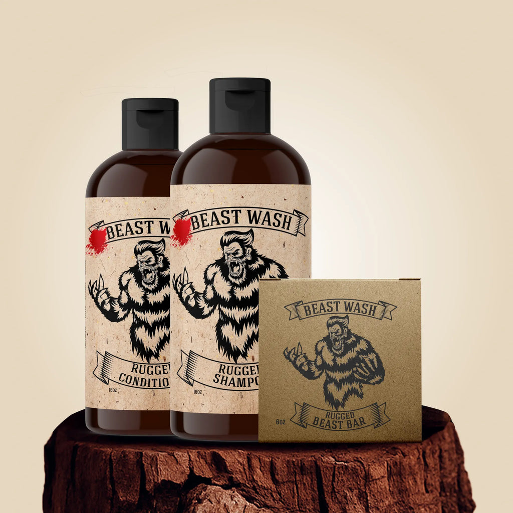 Men's Shower Kit - Natural Shampoo & Body Wash Set
