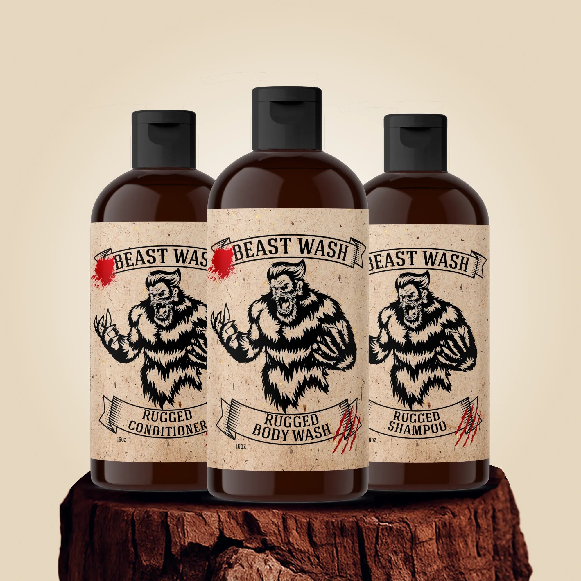 Men's Shower Kit - Natural Shampoo & Body Wash Set