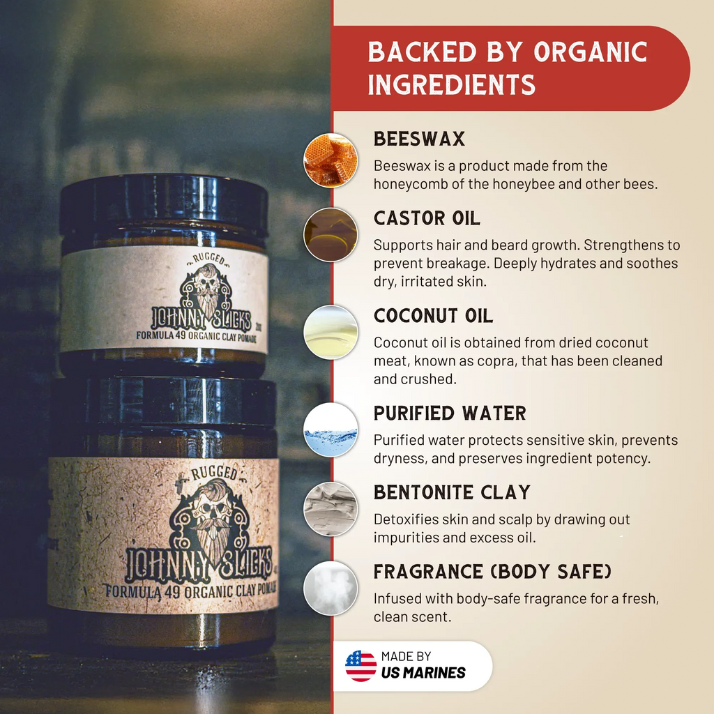 Formula 49 Clay Pomade - Strong Hold with a Natural Matte Finish