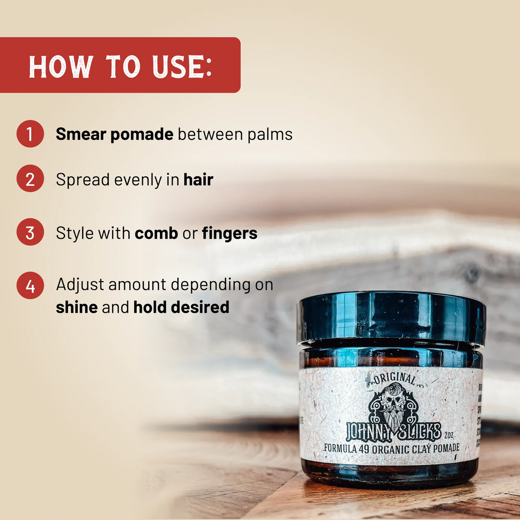 Formula 49 Clay Pomade - Strong Hold with a Natural Matte Finish