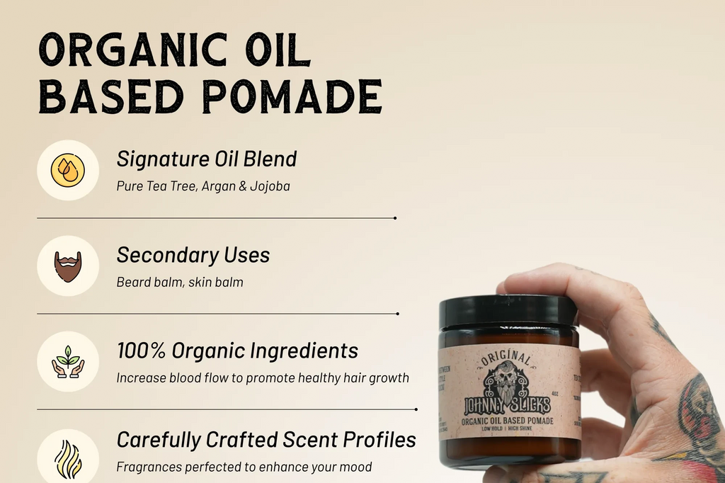 Organic Oil Based Pomade