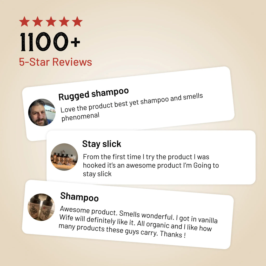 Organic Shampoo - For Healthy Growth & Dandruff Relief